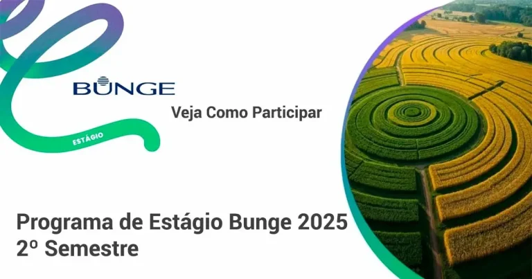 Programa de Estágio Bunge 2025 – 2º Semestre 
