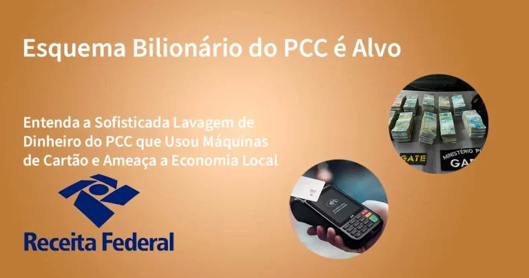 Esquema Bilionário: Entenda a Sofisticada Lavagem de Dinheiro do PCC que Usou Máquinas de Cartão e Ameaça a Economia Local