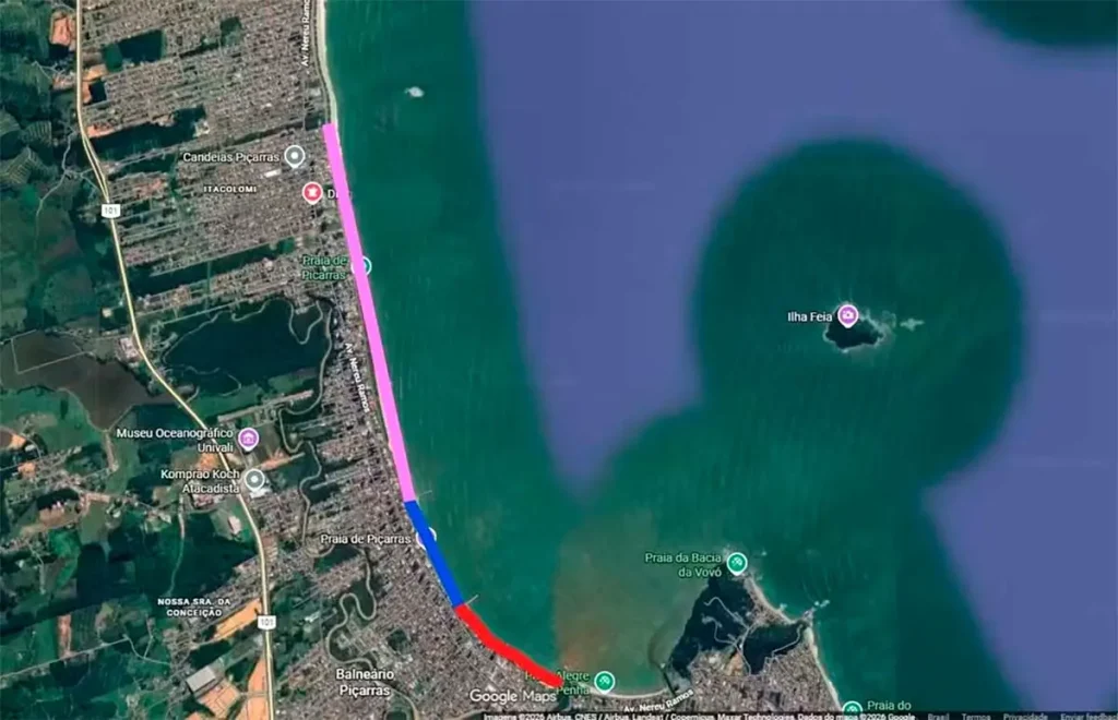 3 Praias de Piçarras Perdem Bandeira Azul.