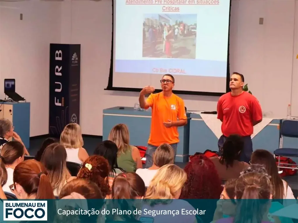 Capacitação do Plano de Segurança Escolar em Blumenau/SC. - Blumenau em Foco Notícias de Blumenau/SC.
