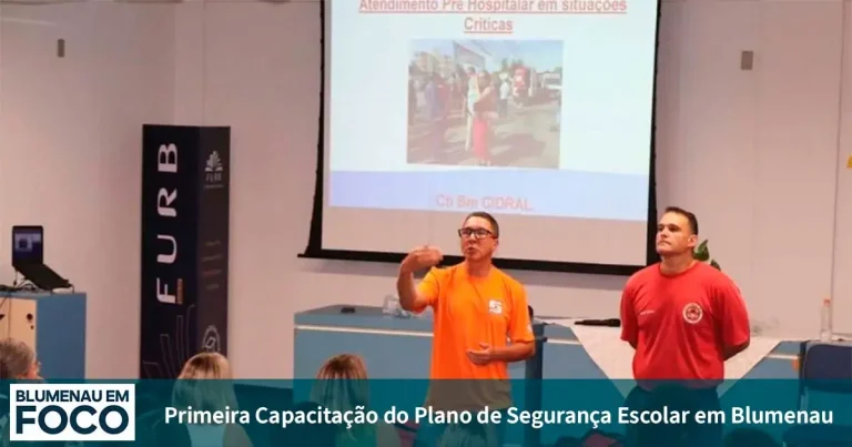Primeira Capacitação do Plano de Segurança Escolar em Blumenau