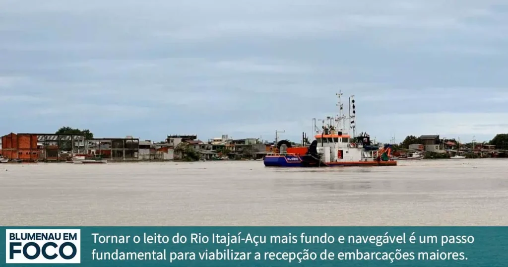 Drenagem do Rio Itajaí Açu e Impacto Direto na Economia e na Segurança. - Blumenau em Foco Notícias de Blumenau e Região.