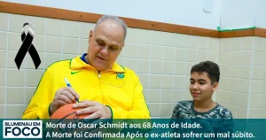 Morte de Oscar Schmidt aos 68 Anos de Idade, Após o ex-Atleta Sofrer um Mal Súbito. - Blumenau em Foco Portal de Notícias de Blumenau e Região.