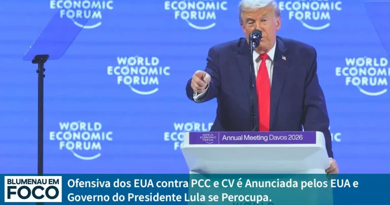 Ofensiva dos EUA contra PCC e CV é Anunciada pelos EUA e Governo Lula se Preocupa - Blumenau em Foco Notícias de Blumenau, Vale do Itajaí/SC.
