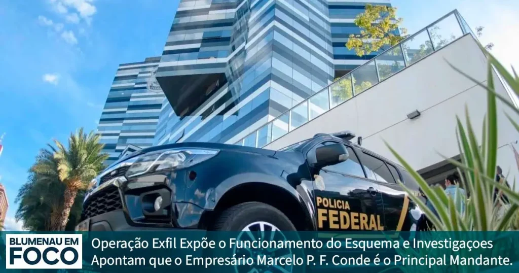 Operação Exfil Expõe Funcionamento do Esquema e Principal Mandante. - Blumenau em Foco Notícias de Blumenau, Vale do Itajaí, SC, Brasil.
