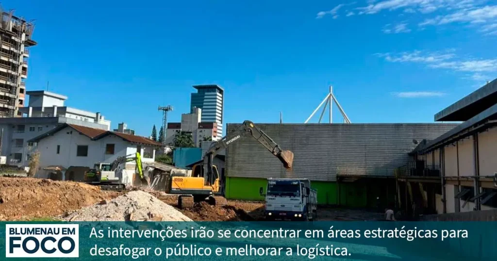 Quais Pavilhões Estão em Obras na Vila Germânica Blumenau? - Blumenau em Foco Notícias de Blumenau/SC.