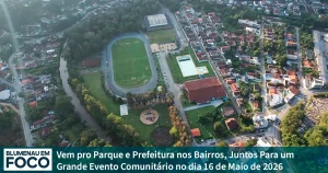 Vem pro Parque e Prefeitura nos Bairros Juntos para um Grande Evento Comunitário no dia 16 de maio de 2026.- Blumenau em Foco Notícias de Blumenau e Região.