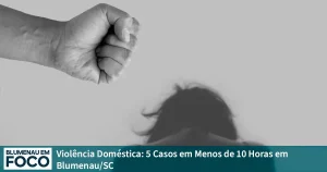 Violência Doméstica: 5 Casos em Menos de 10 Horas em Blumenau! - Blumenau em Foco Notícias de Blumenau/SC.