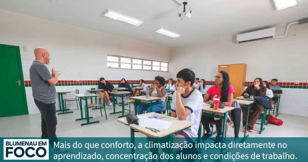 100% das Salas de Aula Climatizadas em SC (Rede Estadual) - Blumenau em Foco Portal de Notícias de Blumenau/SC