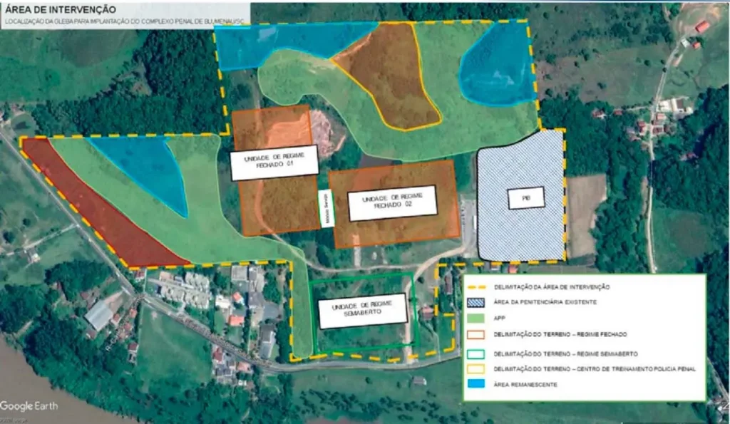 Estrutura do Novo Complexo Prisional de Blumenau. - Blumenau em Foco Portal de Notícias de Blumenau, Vale do Itajaí/SC