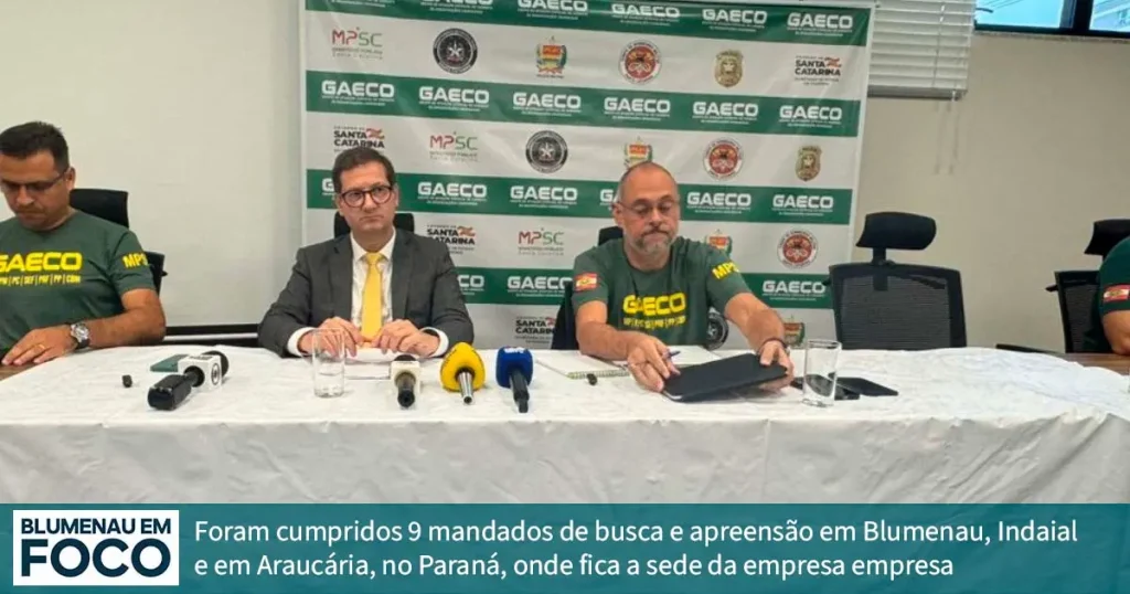 Operação cumpre 9 mandados de busca e apreensão pela Fraude na Merenda Escolar em Blumenau - Blumenau em Foco Notícias de Blumenau e Região.