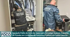 Operação Ponto de Corte do Gaeco para Investigar Suposto Esquema de Fraudes em Licitações de Concursos Públicos em Santa Catarina. - Blumenau em Foco Portal de Notícias de Blumenau e Região,