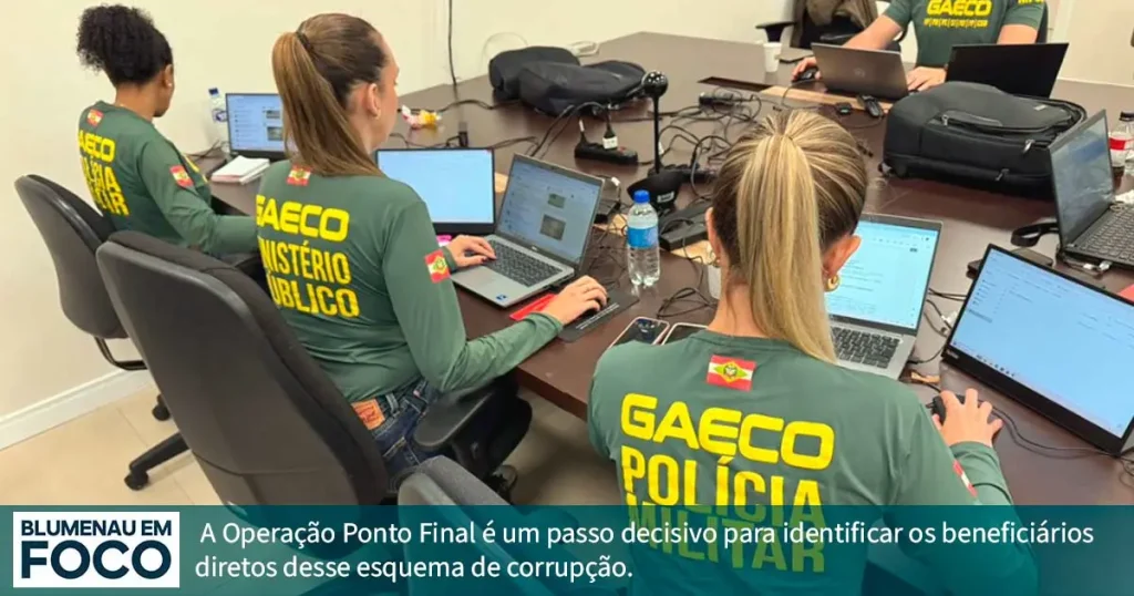 Operação Ponto Final e Gaeco no Combate ao Superfaturamento. - Blumenau em Foco Notícias de Blumenau e Região.