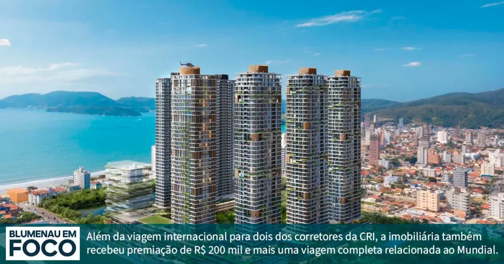 Premiação da CRI Soluções Imobiliárias na Campanha de Vendas do Lagom Perequê!  - Blumenau em Foco Notícias de Blumenau e Região.
