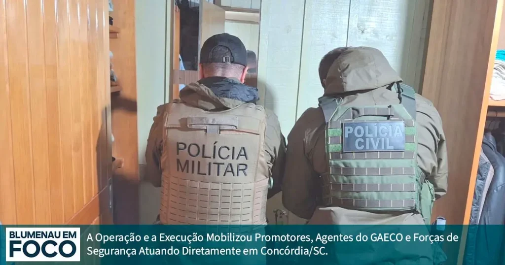 Sobre a Execução da Operação Fictus em Concórdia/SC. - Blumenau em Foco Portal de Notícias de Blumenau e Região.