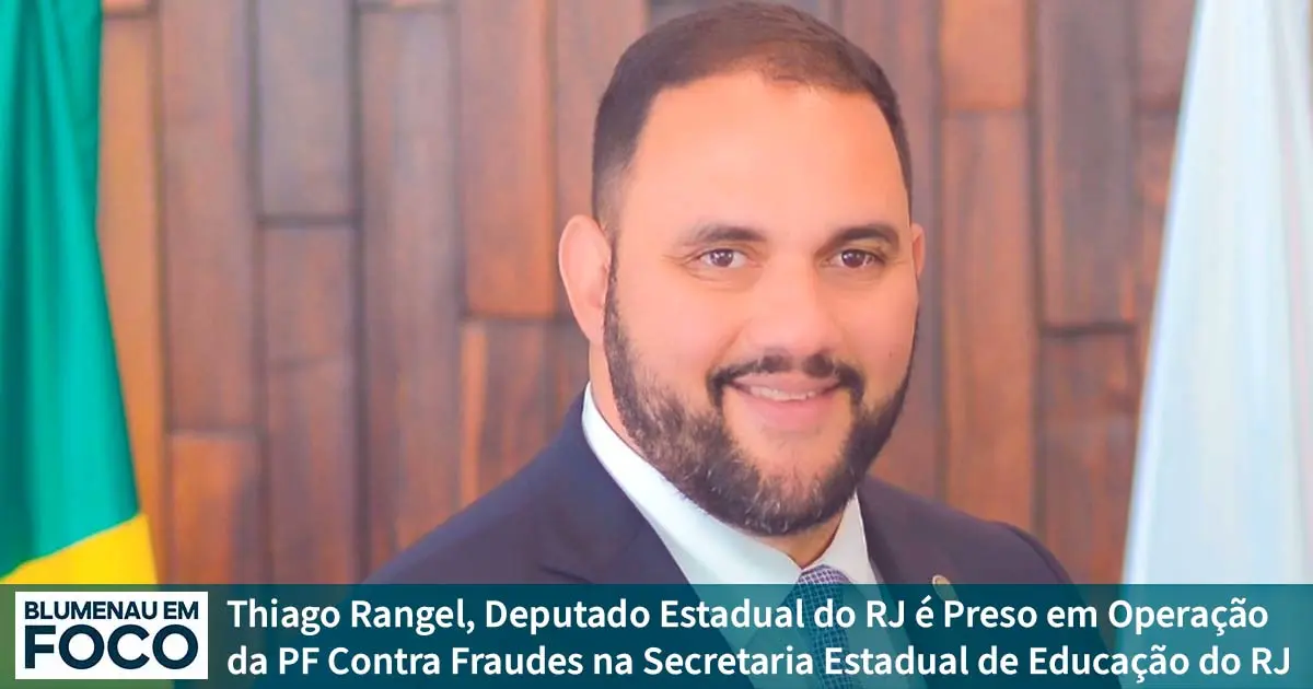 Thiago Rangel Deputado Estadual-RJ Preso em Operação da PF