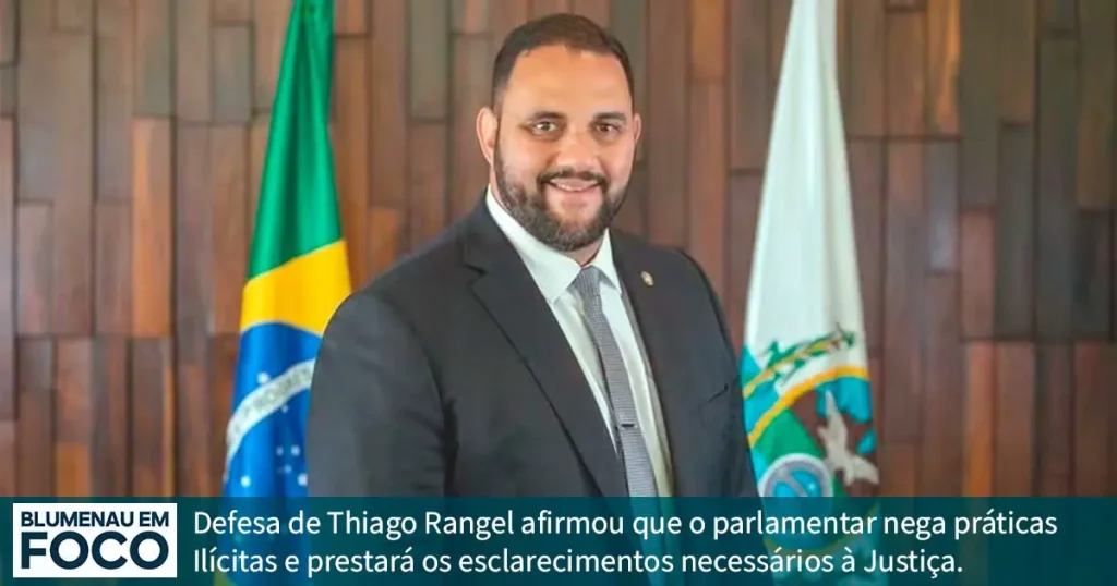 Thiago Rangel, Deputado Estadual do RJ pelo partido Avante Nega Acusações. - Blumenau em Foco Notícias de Blumenau e Região.