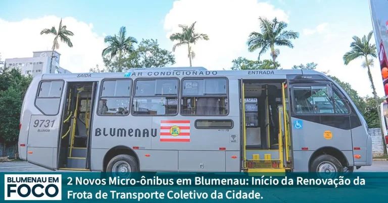 2 Novos Micro-ônibus em Blumenau: Início da Renovação da Frota de Transporte Coletivo. - Blumenau em Foco Portal de Notícias de Blumenau e Região.