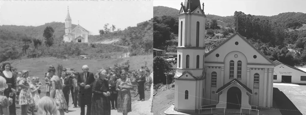 Dia 4 de Junho de 1878: A Benção da Primeira Capela Polonesa em Indaial/SC, Atual Igreja Santo Estanislau. - Blumenau em Foco Portal de Notícias de Blumenau/SC