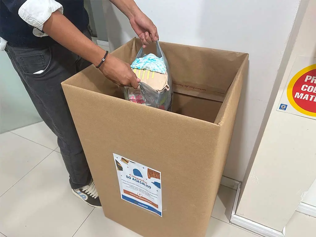 Golpe da Solidariedade, Campanha do Agasalho em Gaspar/SC. - Blumenau em Foco Portal de Notícias de Blumenau e Região.