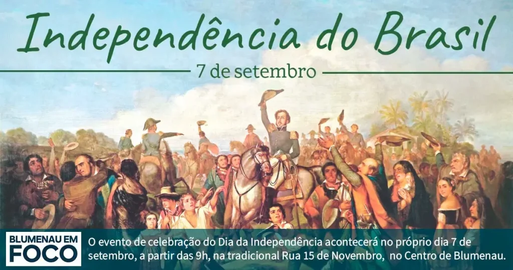 O Desfile de 7 de Setembro de 2026, Dia da Independência Será as 9 Horas na Rua XV de Novembro em Blumenau/SC. - Blumenau em Foco Portal de Notícias de Blumenau/SC