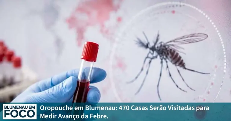 Oropouche em Blumenau: 470 Casas Serão Visitadas para Medir Avanço da Febre. - Blumenau em Foco Portal de Notícias de Blumenau/SC