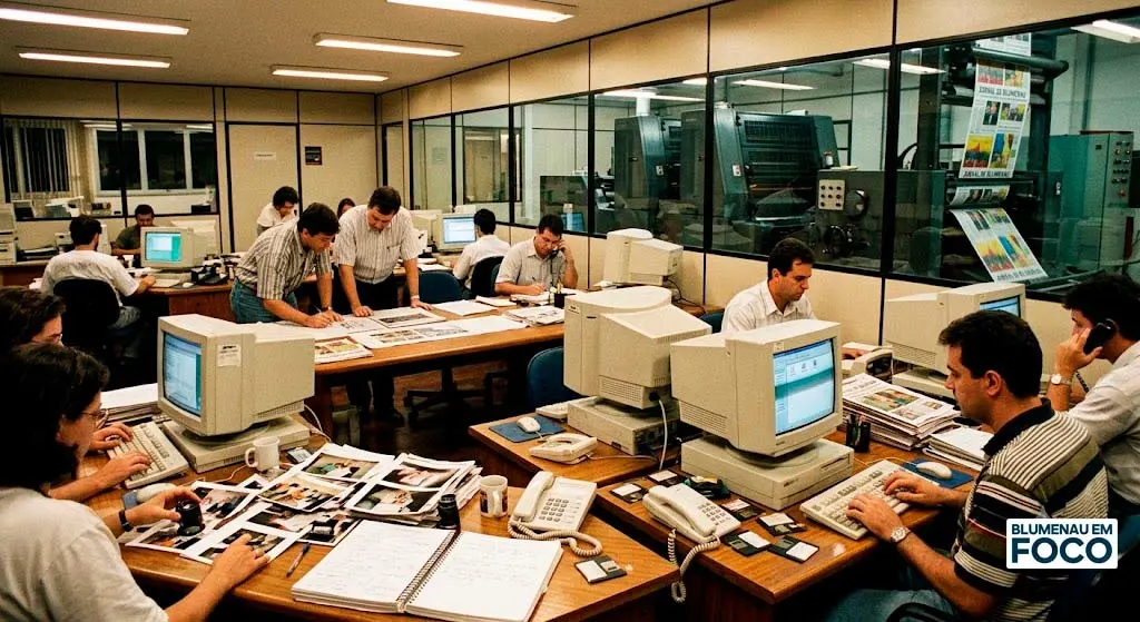 4. Dia 26 de Julho de 1998: O Salto Tecnológico da Imprensa Local. - Blumenau em Foco Portal de Notícias de Blumenau/SC.