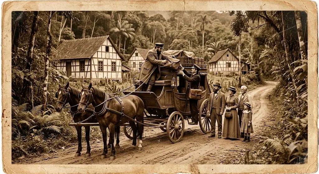 1. Dia 27 de Julho de 1895: A Expansão das Diligências e Correios no Vale do Itajaí. - Blumenau em Foco Portal de Notícias de Blumenau/SC.