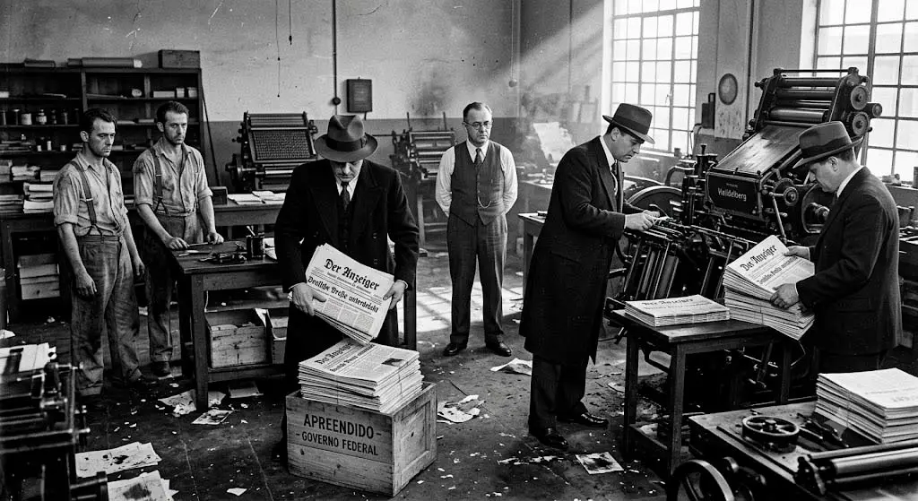 2. Dia 27 de Julho de 1938: O Silêncio da Imprensa Germânica na Região. - Blumenau em Foco Portal de Notícias de Blumenau/SC.
