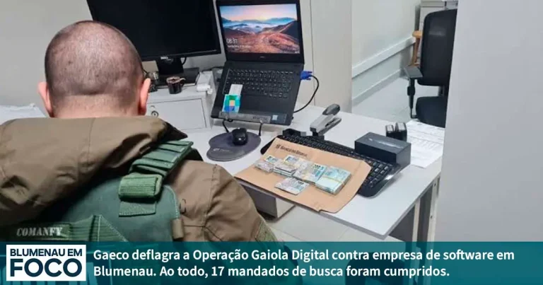 Operação Gaiola Digital: Empresa Investigada com Sede em Blumenau, 17 Mandados de Buscas Cumpridos. - Blumenau em Foco Portal de Notícias de Blumenau/SC