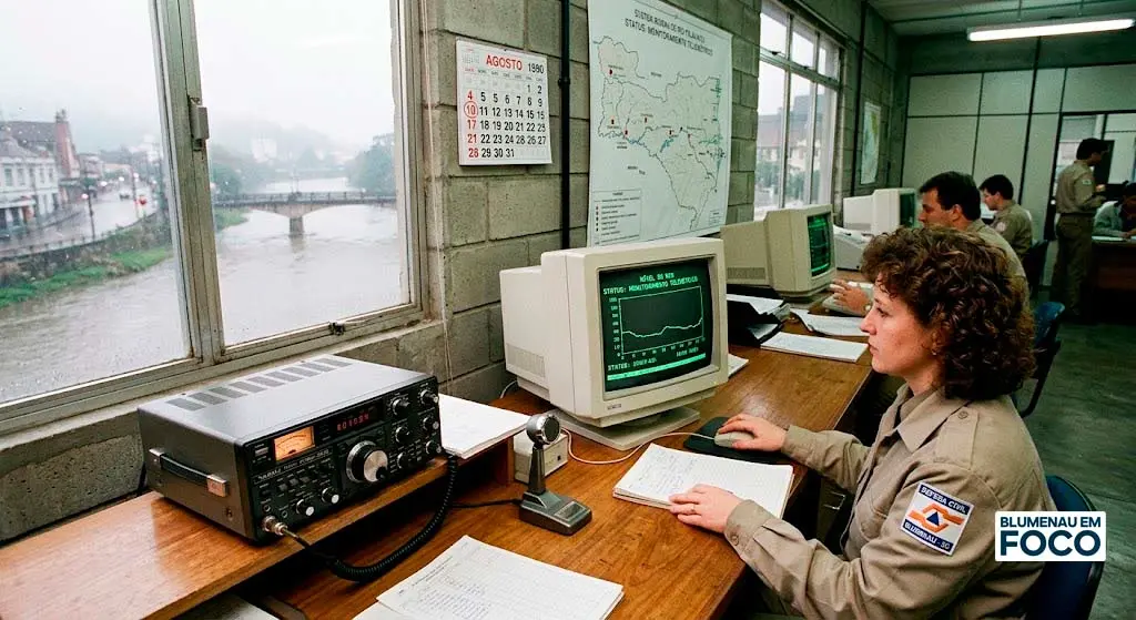 5. A Modernização da Defesa Civil (Agosto de 1990). - Blumenau em Foco Portal de Notícias de Blumenau/SC.