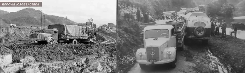 Asfalto e a Ligação com o Litoral (Dia 18 de Setembro de 1958)