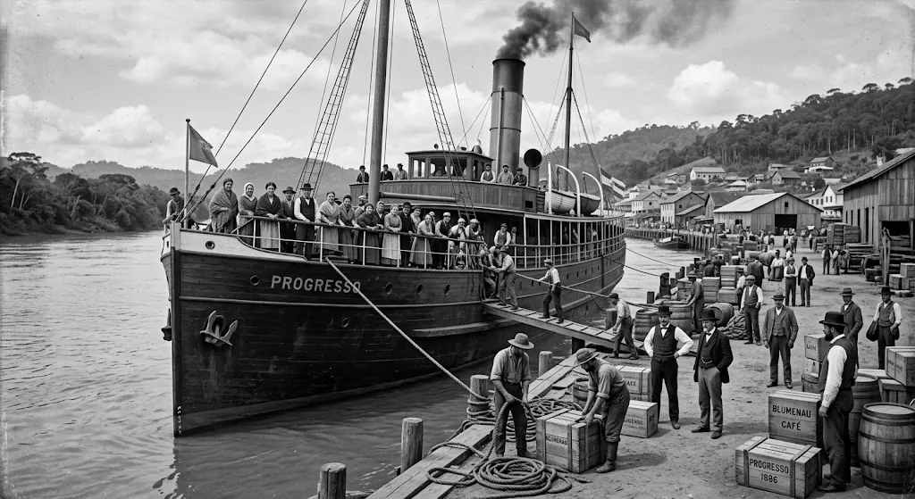 Impulso Logístico com o Vapor "Progresso" (Dia 20 de Setembro de 1886)